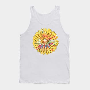 Marigold Flower Tank Top